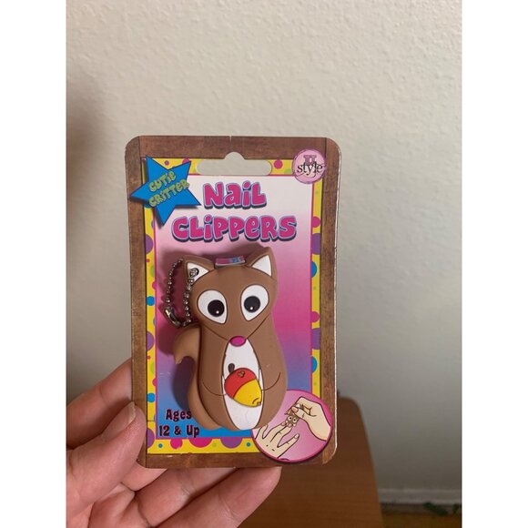 Other - NEW Squirrel Nail Clippers Teen 12+ Cutie Critter Y2K Animal Personal Care